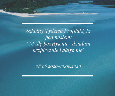 szkolny tydzien profilaktyki 2020