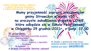 zakończenie projektu LOWE1