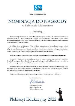 m 5Nominacja Justyna Kowalczyk Knap