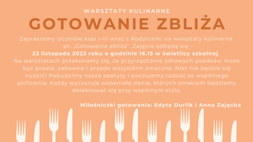 m gotowanie warsztaty